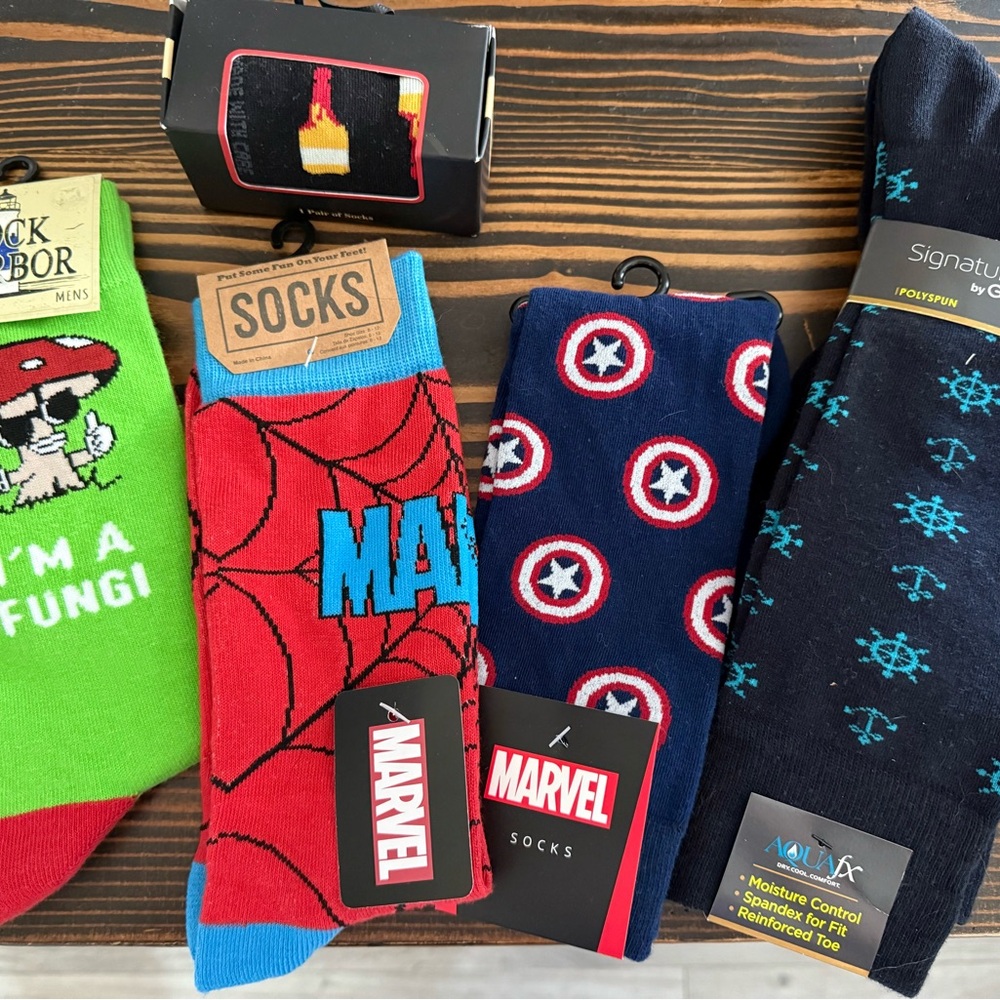Marvel Red and Blue Spider-Man Socks